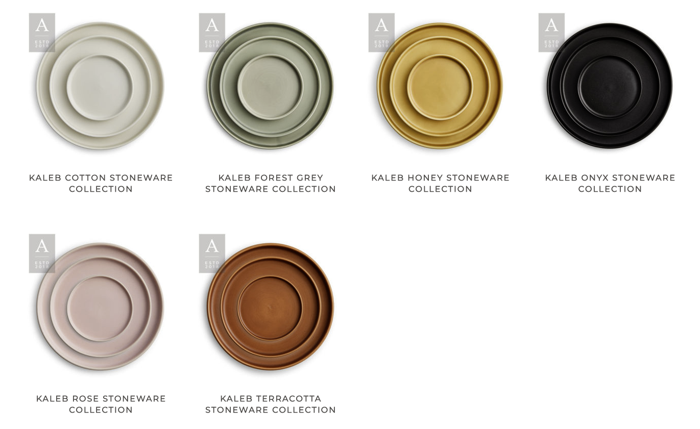 Artisan Tableware Co. Kaleb Stoneware Collection